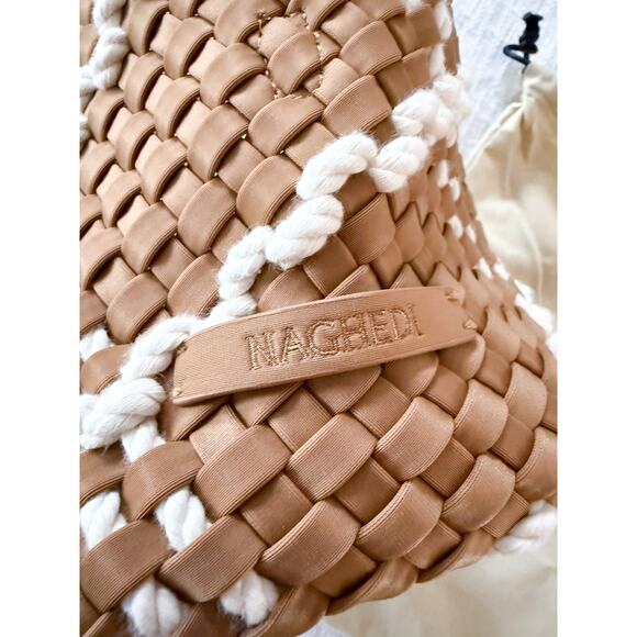 Naghedi | NWT St. Barths Petit Tote Rope in Cove with Pouch, Strap, Dustbag - Picture 7 of 10